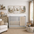  Baby Boy Crib Bedding Tan - The Creative Raccoon 