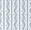 Blue & White Crib Sheets - The Creative Raccoon - Andrew Stripes