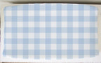 Changing Pad Cover Light Blue Gingham - The Creative Raccoon
