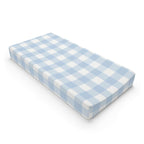 Changing Pad Cover Light Blue Gingham - The Creative Raccoon