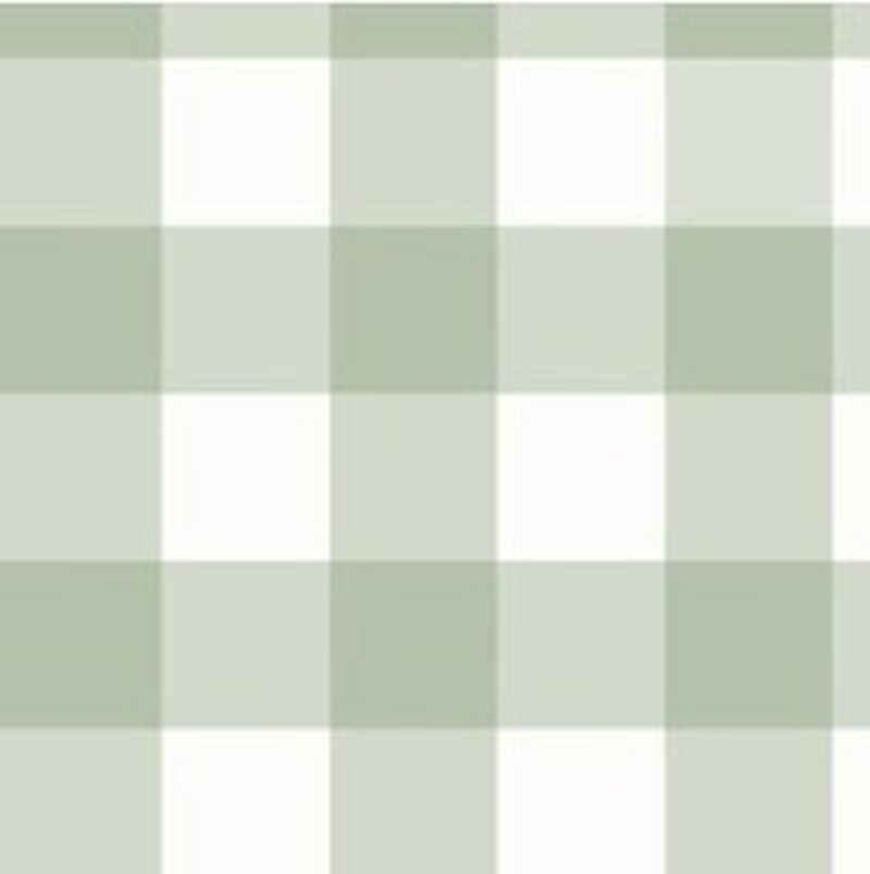 Crib Sheet - Light Sage Gingham Check - The Creative Raccoon