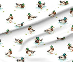 Crib Sheet - Mallard Duck - The Creative Raccoon