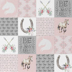 Horse Minky Baby Blanket - The Creative Raccoon