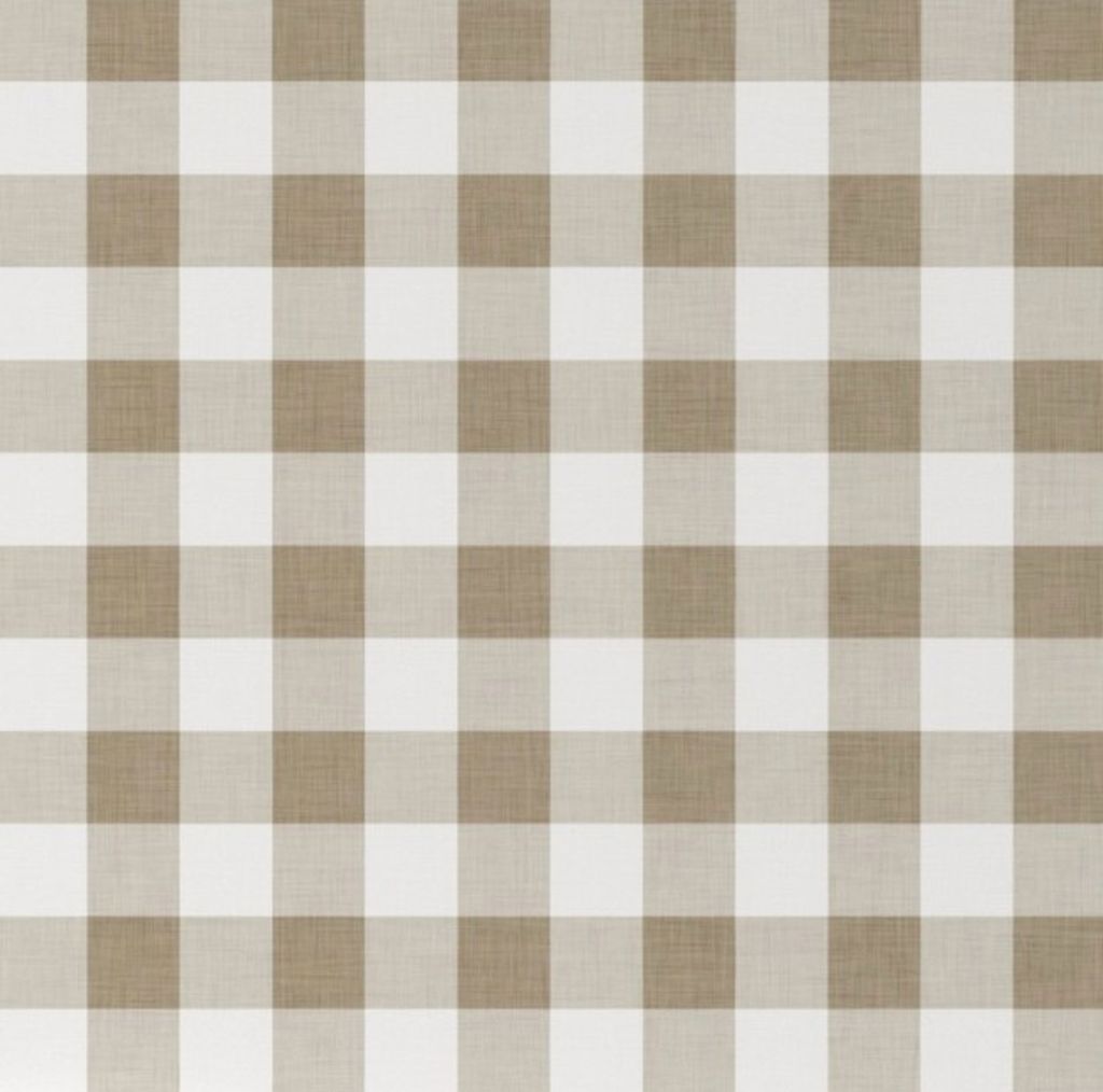 Khaki Gingham Crib Sheet - The Creative Raccoon