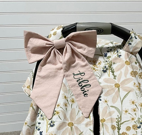 Large Personalized Bow, Accessory - The Creative Raccoon