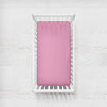 Medium Pink Crib Sheet - The Creative Raccoon 