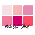  Pink Crib Sheet - The Creative Raccoon