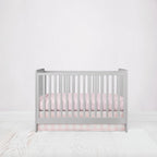 Pink Gingham Crib Bedding Set - The Creative Raccoon 