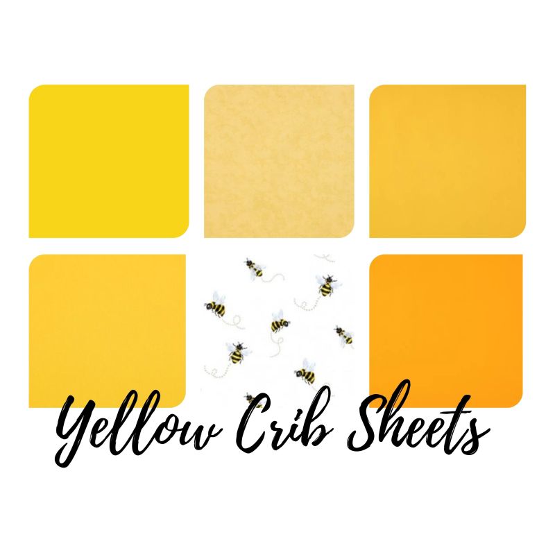 Yellow Crib Sheet - The Creative Raccoon