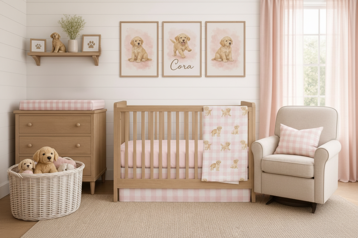 Golden Retriever Nursery Hero Banner