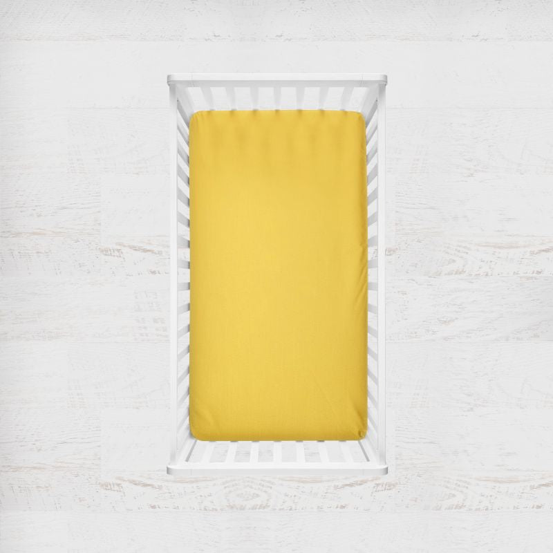 lemon crib sheet - The Creative Raccoon