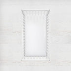 white crib sheet shown on a crib - The Creative Raccoon